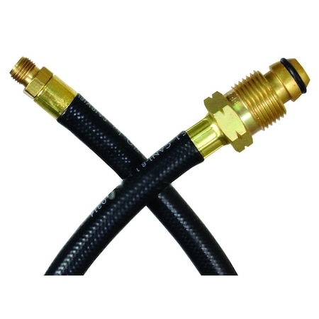 Jr Products 14 Inside Diameter Rubber Pigtail Hose PrestOLite POL End x 14 Inverted Flare 07-30635