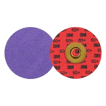 3M Cubitron Quick-Change Disc, Ceramic, 3 in Dia., PK50 7100331750