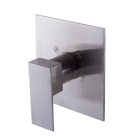 Alfi Brand Brushed Nickel Modern Square Pressure Balanced Shower Mixer AB6701-BN