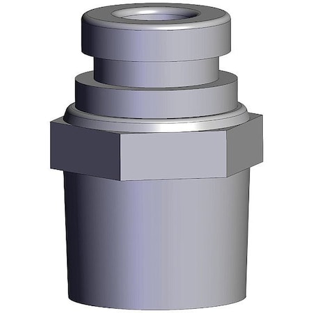 Smc Push-Fit Fitting, Straight KQG2H04-01S