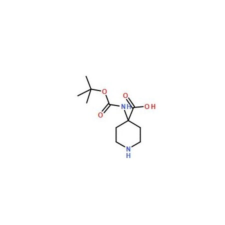 Ak Scientific 4-((tert-Butoxycarbonyl)amino)piperidine-4-carboxylic acid (5g), CAS 252720-31-3 2018AB-5g