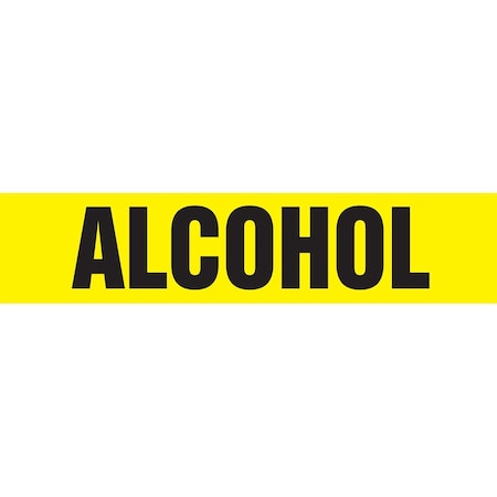 Accuform ASME ANSI PIPE MARKER ALCOHOL RPK129STC