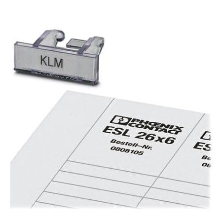 Phoenix Contact KLM + ESL 26X6 Terminal strip markers 0809395