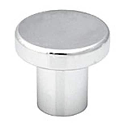 Gan Eden Flat Circular Knob 28mm Stainless Steel Look GA696942