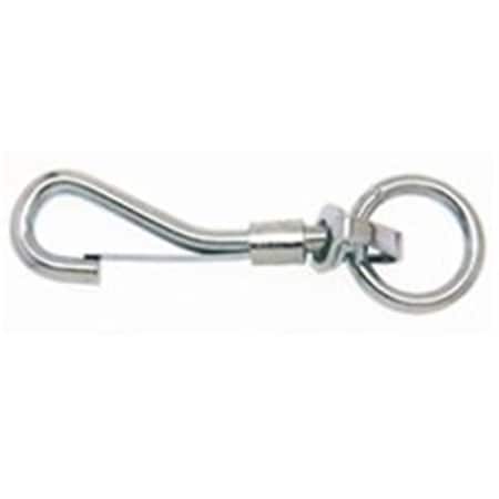Campbell Chain & Fittings T7606502 Spring Snap Rndeye Swivel 0.37 In., 10PK 2856599