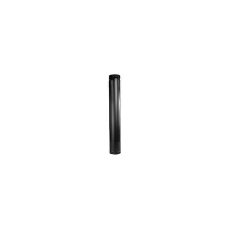Selkirk Telescopic Stove Pipe, Double Wall, Black Matte Finish, Adjusts 38-68-In. x 8-In. DSP8TL