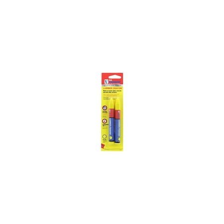C.H Hanson Lumber Crayon Markers, Yellow - pair 10386