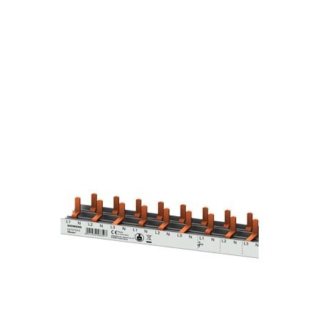 Siemens compact Pin Busbar 10mm2 connection: 3p/N compact device 1 MW touch protected 5ST3773-0