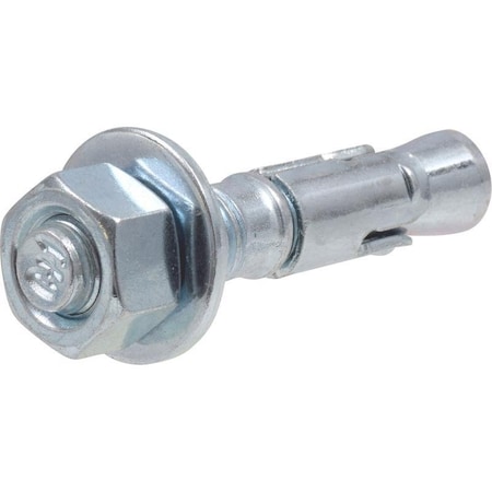 Hillman 1/2 in. D X 2-3/4 in. L Steel Round Head Wedge Anchor, 12PK 370987