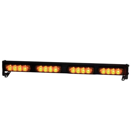 Code 3 Qd Hd Dash/Deck Light, Shrd, LED, Ambr, 19 W XT404AAAA