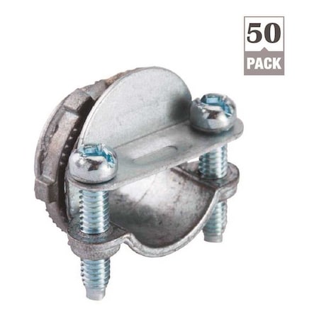 Halex 3/8 in. Flexible Metal Conduit FMC Clamp Combination Connector 05711B