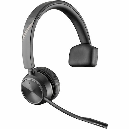 Poly Savi 7210 Office Single-Ear Headset, Wireless, Black 7W6D4AA