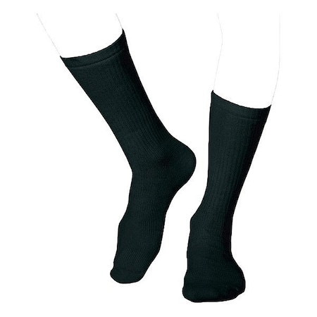 Heelbo Diabetic Crew Socks, Black, PR 630-6562-0000