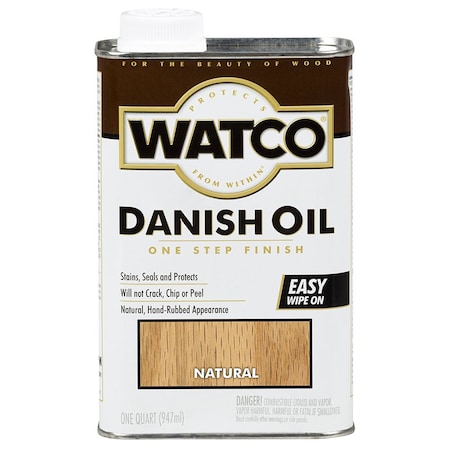 Watco Qt 65741 Natural Danish Oil Finish A65741
