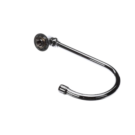 T&S Brass TandS Brass Swivel Gooseneck, Wall Mount, 2.2 GPM Aerator, 5-3/4in Spread, 10-1/2in Height B-0527