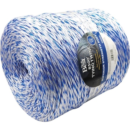 Do It Best 0.094'' x 8500 Ft. Blue & White Polypropylene Tying Twine 764302