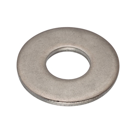 Zoro Select Flat Washer, For Screw Size 1/2 in , Stainless Steel Plain Finish, 5 PK WASB12R316