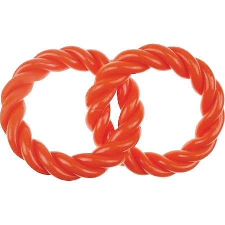 Boss Pet Infinity TPR 2 Rings Orange Dog Toy ZD2059 69
