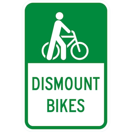 Lyle Dismount Bikes (W/Graphic), 12x18, Non-Reflective, White G-4641-NA_12x18