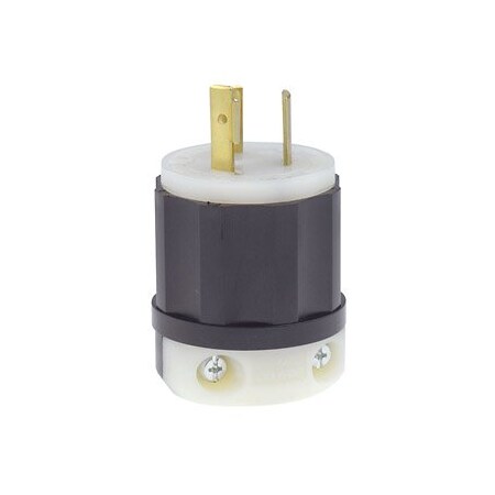 Leviton Industrial Grade Plug, Power Indication, 20 Amp, 277 Volt 2331-PLC