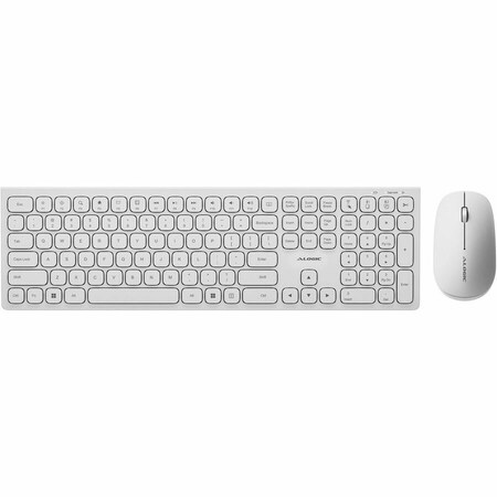 Alogic ECHELON SCISSOR BLUETOOTH RECHARGEABLE FULL SIZE KEYBOARD FOR WINDOW + MO ASKBT3WCWH
