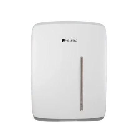 San Jamar TIMELESS FOLDED TOWEL, WHITE T1500WH