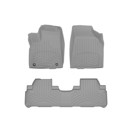 Weathertech Grey, Front and Rear FloorLiner HP 46632-1-4IM