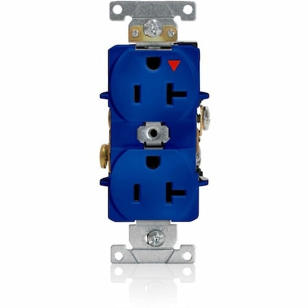 Leviton Industrial Series Heavy Duty Grade Duplex Receptacle, 20 Amp, 125 Volt 5362-BIG