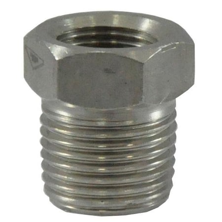 Msi Products 2inx3/8in INDUSTRIAL Forged 316/316L Stainless Steel Hex Bushing A354003206