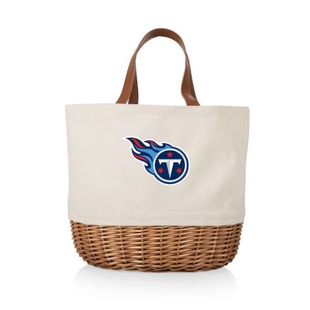Picnic Time Family Of Brands Tennessee Titans - Promenade Picnic Basket, (Beige Canvas) 203-20-187-314-2
