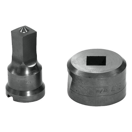 Edwards Square Punch & Die Set ED9-PDSQ9/16