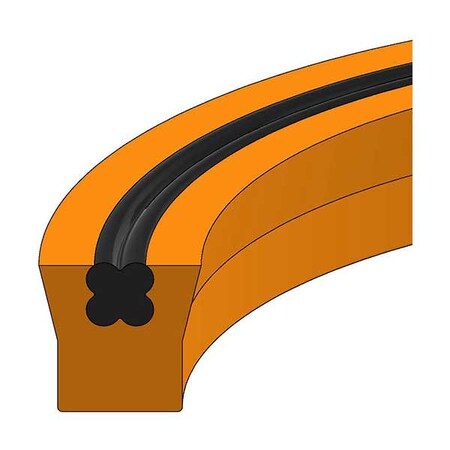 Hercules Sealing Products US-HYTREL/FKM-5x5.500x1/4,  U25-5.00PM