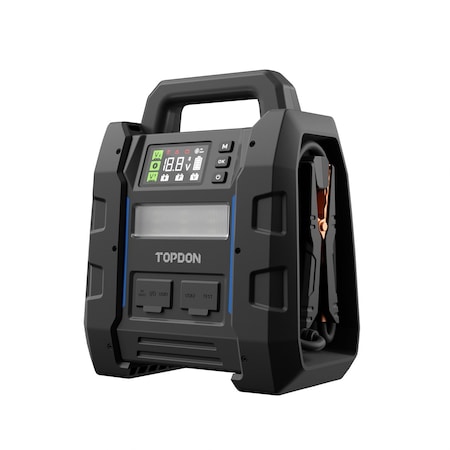 Topdon V4500 Plus - 2-In-1 4500 Peak Amp Jump Starter & Battery/System Tester TD52130224