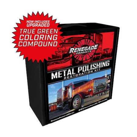 Renegade Products Usa Metal Polishing & Big Rig Restoration Kit LFGRPKR-MP-KIT