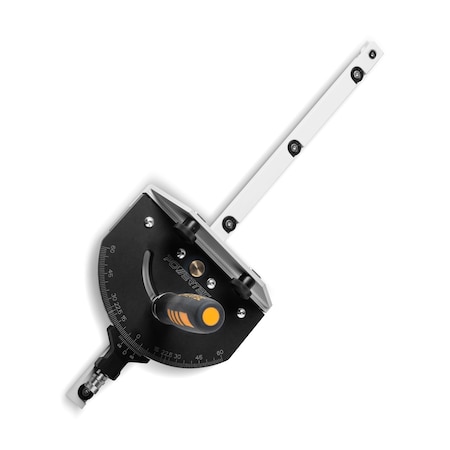 Powertec Precision Miter Gauge for Table Saw, with 11 Preset Angle Stops 71767
