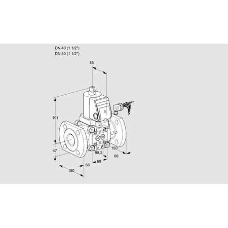 Honeywell Kromschroder VAS240F/NWGR KS88010660