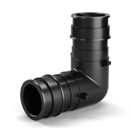 Zurn Elbow, Polymer, Barbed 31/32", 1 1/4" QEPE66X