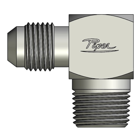 Piper 5/8in. Male JIC X 3/4in. Male Pipe, 90 Degree Elbow 0190-10-12