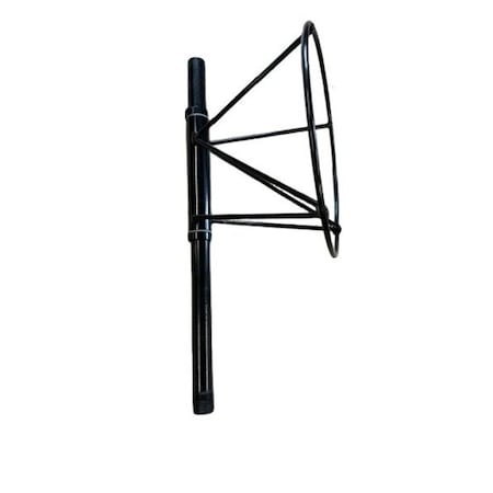 Safety Flag Co Windsock Hardware, Black, Metal, 8 in Length WS10HW