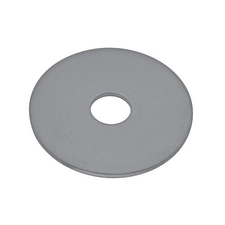Zoro Select Flat Washer, For Screw Size 5/16 in , PVC Not Applicable Finish, 10 PK WAS51EW1.5PVC