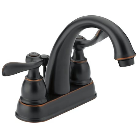 Delta Windemere Two Handle Centerset Bathroom Faucet B2596LF-OB