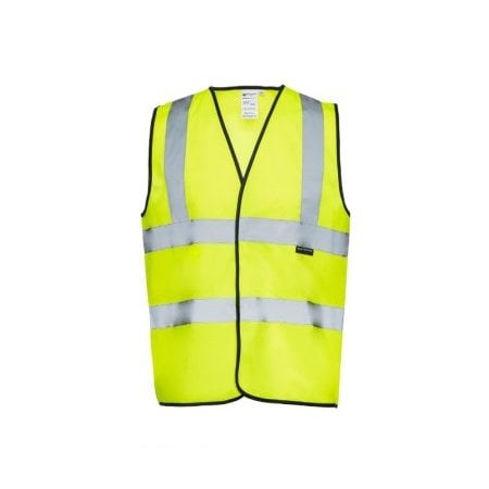 Northmon Safety High Vis Short Sleeve Solid Safety Vest - ANSI Class 2 - 2XL/3XL NM-SV-101-YW-2XL/3XL