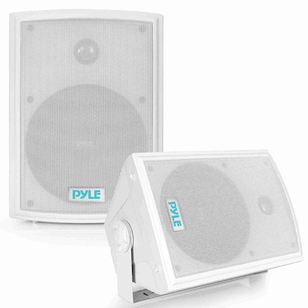Pyle Pyle Home PDWR63 Dual Waterproof Speakers - 6.5 Inch, Wall or Ceiling Mounted, Heavy Duty Grill PDWR63