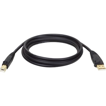 Tripp Lite USB 2.0 Hi-Speed A/B Cable 15Ft, Black U022-015