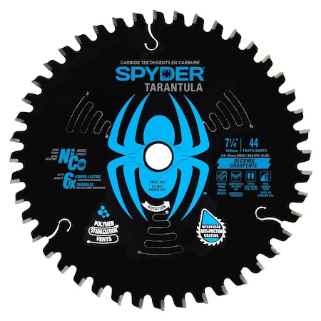 Spyder 7-1/4in 44T Decking Blade 13019