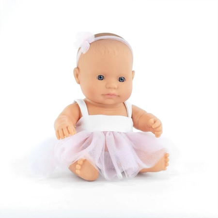 Miniland My Friends & Me Baby Doll, Caucasian Girl, 8-1/4'' 33001