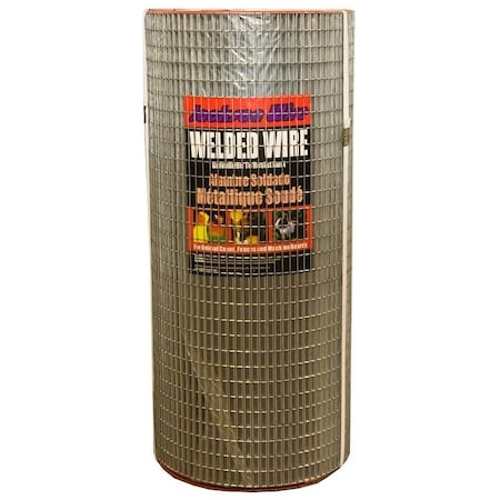 Jackson Wire Jackson Wire 10081514 Welded Garden Fence, 16 ga, 10 ft L, 24 in H, Galvanized 10081514