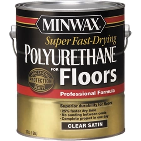 Minwax 13022 1 Gal. Clear Satin Super Fast Drying Polyurethane 441 VOC 145516