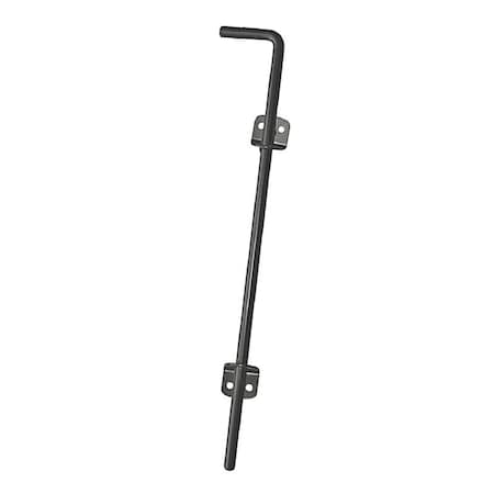 Nuvo Iron BOLT CANE GALV STEEL BLK 18IN CBW/B