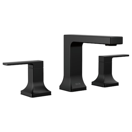 Delta Velum: Two Handle Widespread Bathroom Faucet 3537LF-BLMPU